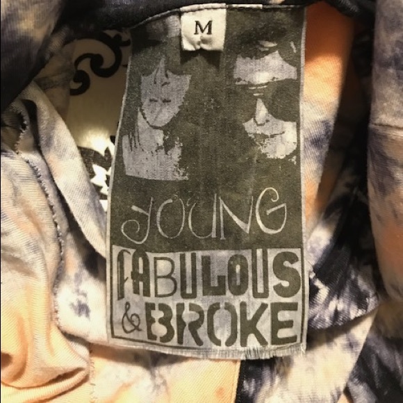 Young Fabulous & Broke Crossover Tie-dye Top - Picture 6 of 6